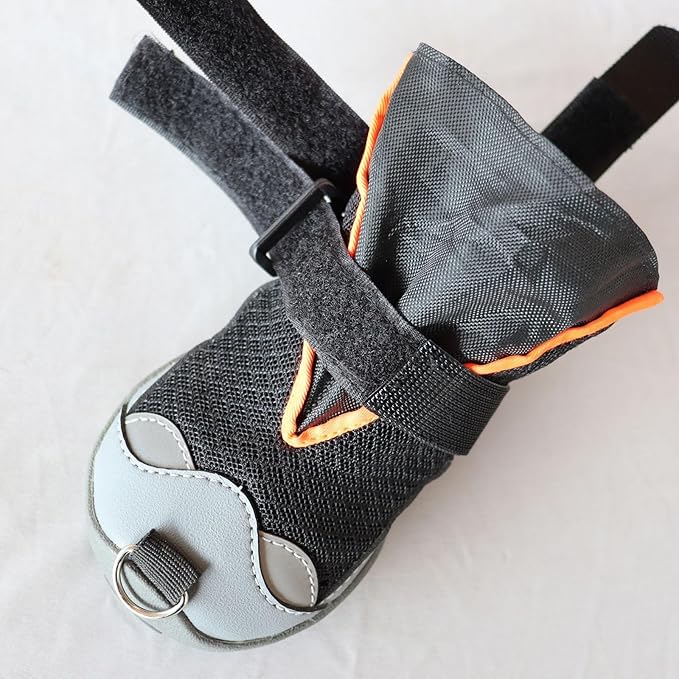 Dog Boot with Adjustable Straps Corrective Pet Shoe Paws Protectors Dogs Winter Outdoor Supply Washable Foot Protectors