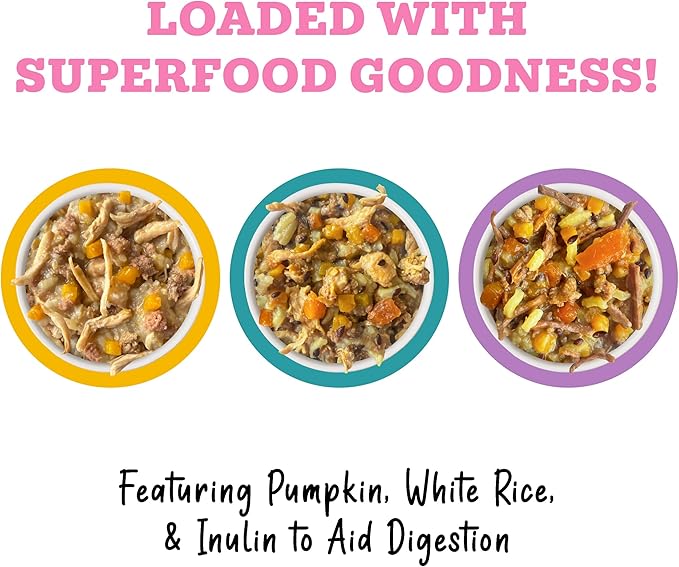 Weruva Awesome Belly Wet Dog Food, Sensitive Stomach Superhero Variety Pack, 14oz Can (Pack of 9)