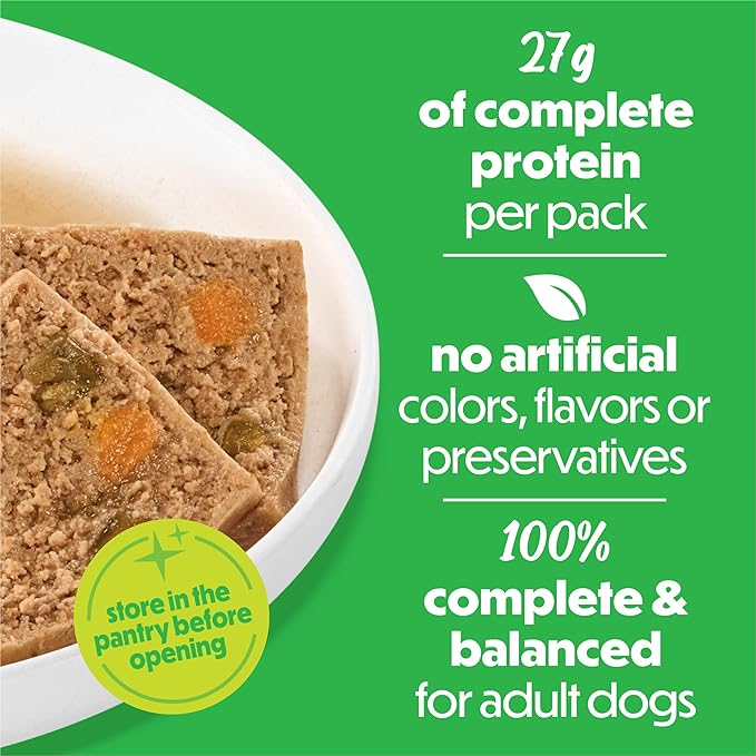 Purina Beneful Freshly Prepared Classics Turkey Dinner with Sweet Potatoes and Green Beans Pate Dog Food - 9.5 oz Carton (Pack of 6)