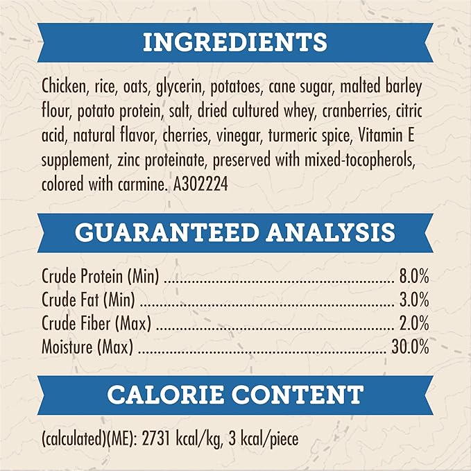 Zuke’s Trail Mix Pet Treats For Dogs of All Sizes, Soft Dog Treats With Real Chicken Recipe - 6 oz. Pouch
