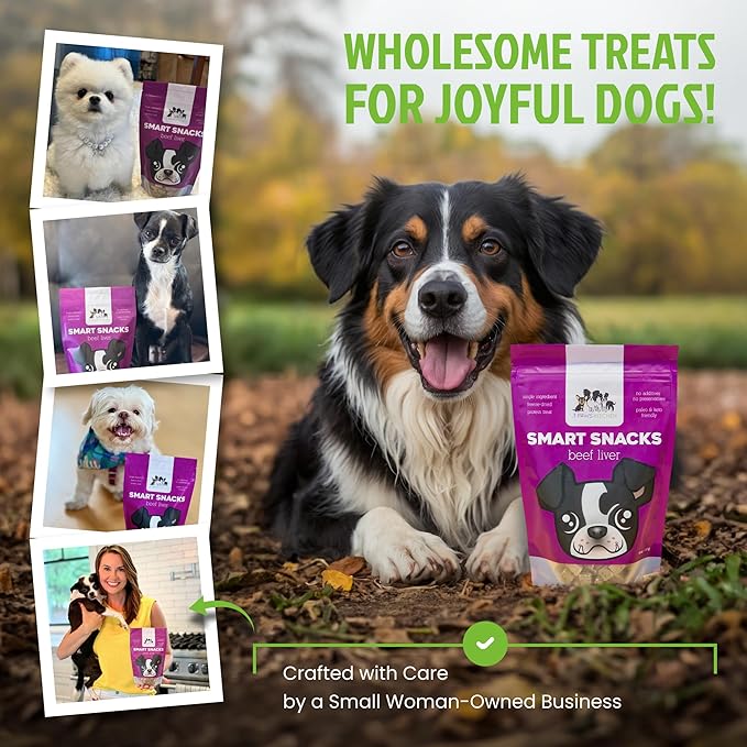 Freeze Dried Beef Liver Treats for Dogs - Healthy, High Protein Dog Snacks - Single Ingredient Liver Treats for Training & Rewards - Made in USA - Premium Freeze Dried Dog Treats