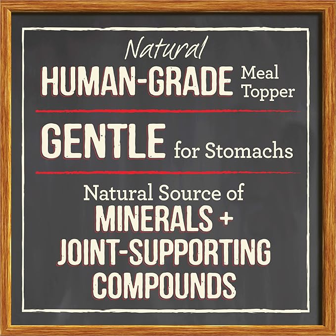 Merrick Grain Free Bone Broth Natural Meal Topper for Dogs, Accented with Superfoods & Cinnamon, for Adult Dogs of All Breeds Chicken, 7 Ounce,(Pack of 6)