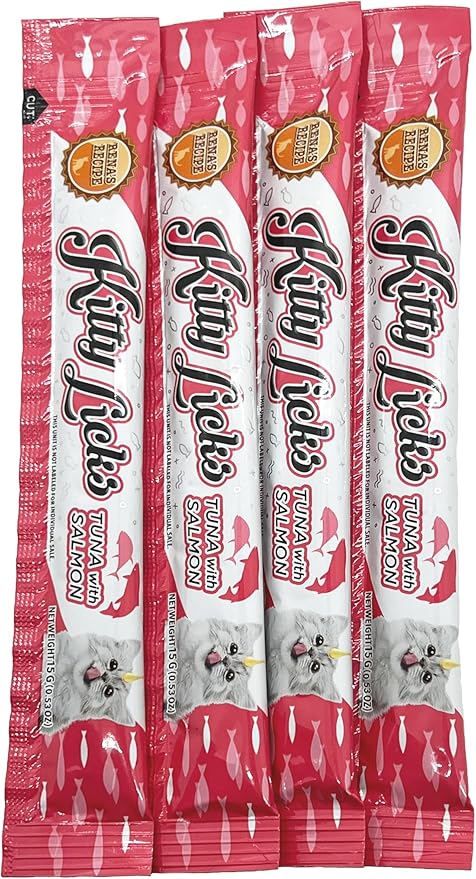 Rena's Recipe Kitty Licks Tuna Barrel (60 Tubes)
