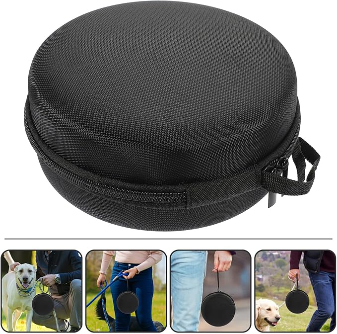 SHOWERORO Dog Treat Pouch and Drawstring Pet Food Bag, Reusable Oxford Cloth Snack Pouch 20x20x8cm for Outdoor Dog Walking and Training Supplies