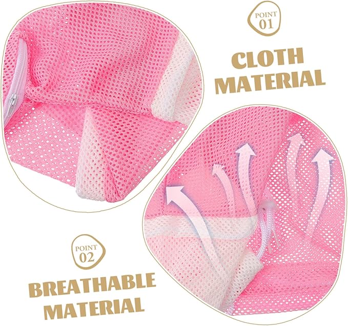 Cat Grooming Bag Pet Supplies for Bathing Nail Trimming Pull Rope Buckle Sturdy and Breathable Mesh Pouch