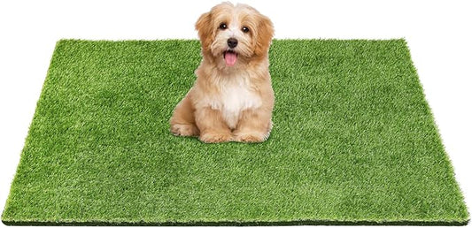 36" x 24" Fake Grass Mat for Dogs, Premium Washable Artificial Turf Grass Rug for Patio Lawn Balcony Door Dog Pet Pee Potty Training