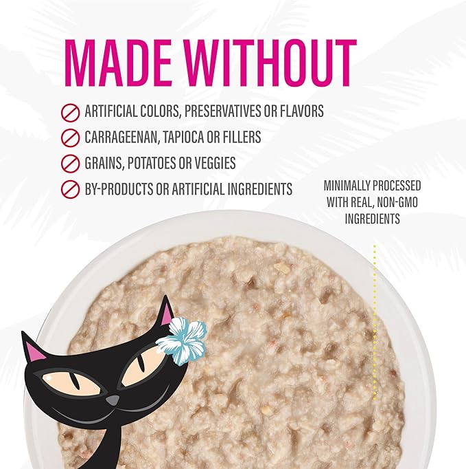 Tiki Cat Baby Pate Wet Cat Food for Kittens, Chicken & Chicken Liver, 2.4 oz. Can (12 Count)