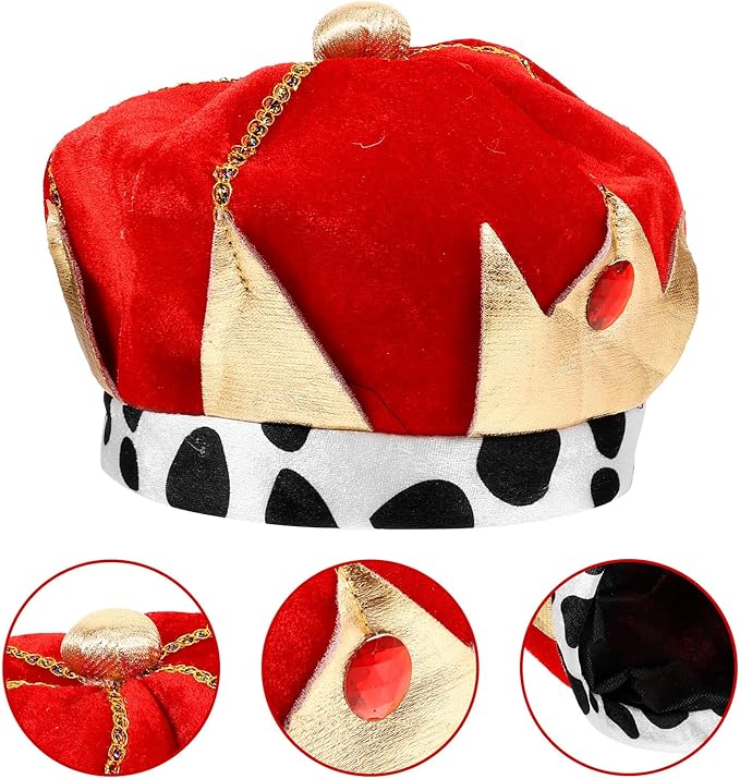 TOYANDONA Pet Dog Hat Party Crown Decorative Birthday Headdress Adjustable One Size for Cats and Dogs Festival Supplies