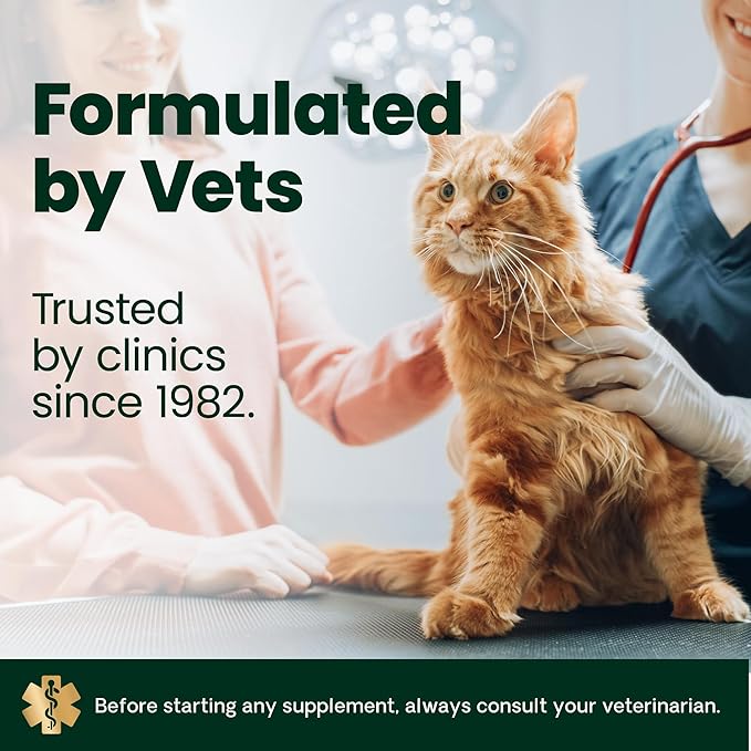 VetriScience Hairball Control Chews, Gentle Hairball Remedy for Cats, Omega-3 and Fiber Supplement, Support Digestion and Skin and Coat, Reduce Hairballs, Tasty Small Bites, Chicken, 60 Count