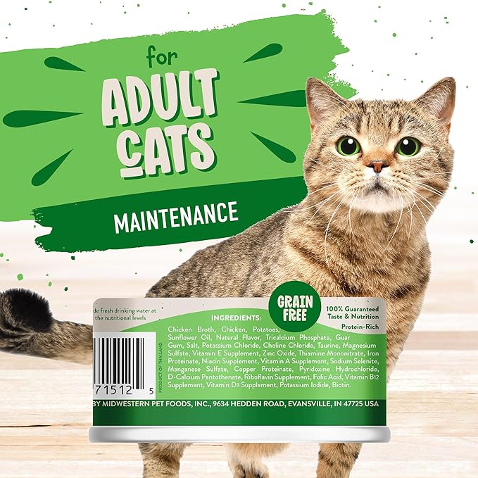 Earthborn Holistic Chicken Catcciatori Grain-Free Moist Cat Food 5.5 oz. Can