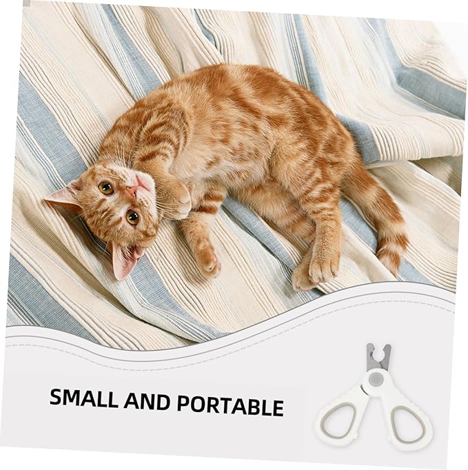 Toyvian 1Pc Cat Nail Clipper Ergonomic Design for Nail Trimming Pet Grooming Tool for Cats and Pets