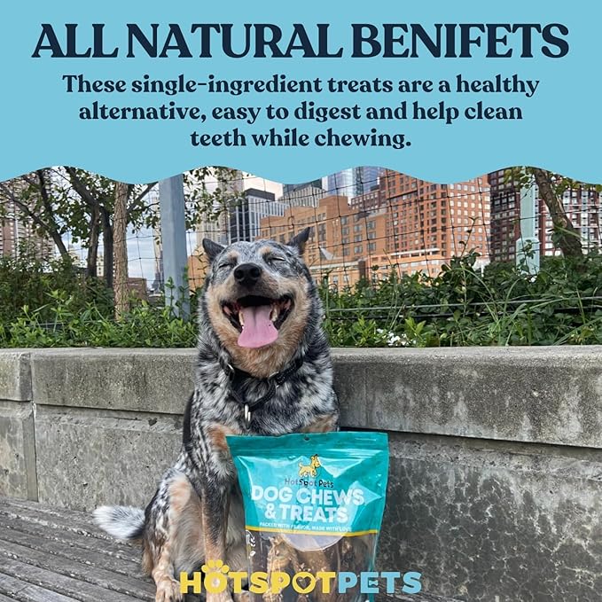 hotspot pets Premium Split Elk Antlers for Dogs - 7 Inch Large Dog Chews (2 Pack) Made in USA -Naturally Shed Antler Bone for Large Breed Chewers -Promotes Natural Dental Hygiene