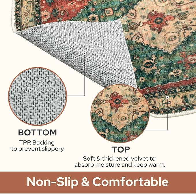 147 Doormat Door mat Rug Mat Doormat Non-Slip for Front Door Porch Indoor Outside Entrance Entryway, Camping Camper Bathroom Rug, 24x36 Inch