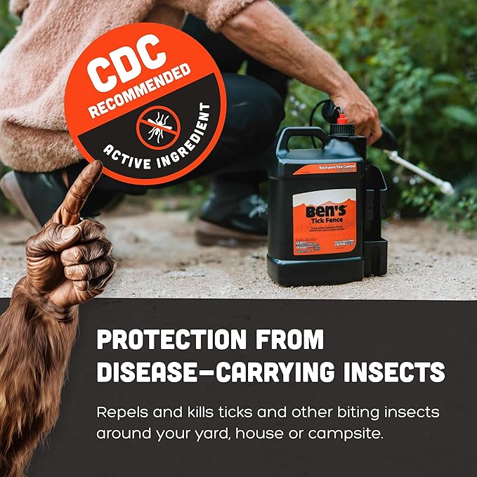 Ben's - Tick Fence Backyard Tick Control Spray - 2 Pack