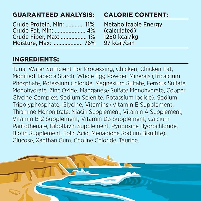 BIXBI Liberty Canned Wet Cat Food - Grain Free, Tuna Pate Recipe, 2.75 Ounce (Pack of 24)