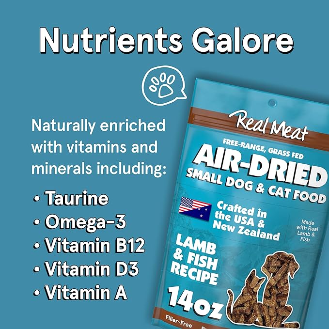 TRMC Real Meat Grain Free All Natural Dog & Cat Foods (Lamb & Fish, 14oz)