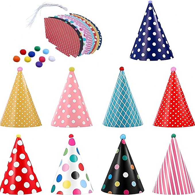 Pet Birthday Party Supplies Dog Birthday Bandana Hat Set Suitable for Small Medium Dogs Cats Dress up Accessories
