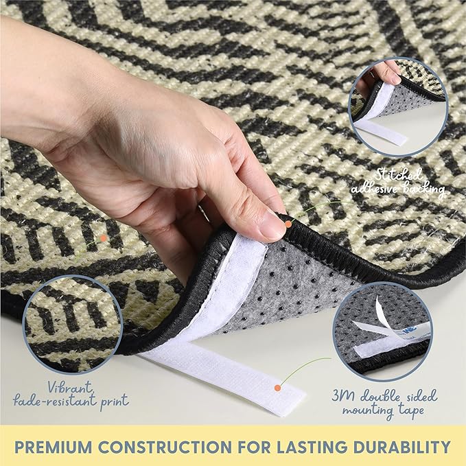 The Cat Ladies Scratching Poster - Wall Scratcher Pads - Scratch Mat Art Print for Indoor Cats - Furniture, Couch, and Carpet Protector - Wall Mounted or Floor Sisal Scratchers