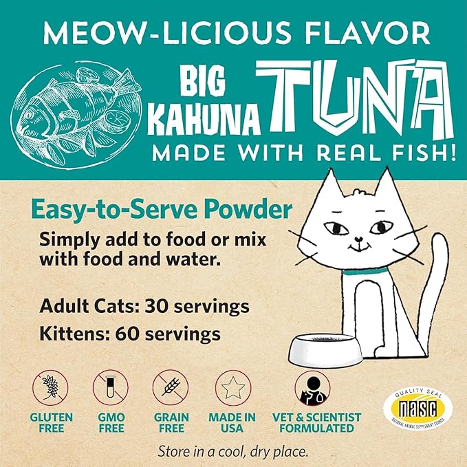 Meowbiotics Cat Probiotics Powder– Good Guts Digestive Health & Kitty P. Freely Variety Pack – Immune Support, UTI & Kidney Care – Food Topper Supplement – Made in USA – 30-Day Supply Each