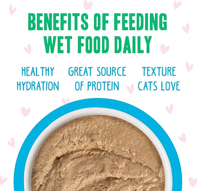 Weruva B.F.F. Play - Best Feline Friend Paté Lovers, Aw Yeah!, Tuna & Chicken Check Please! with Tuna & Chicken, 5.5oz Can (Pack of 8)