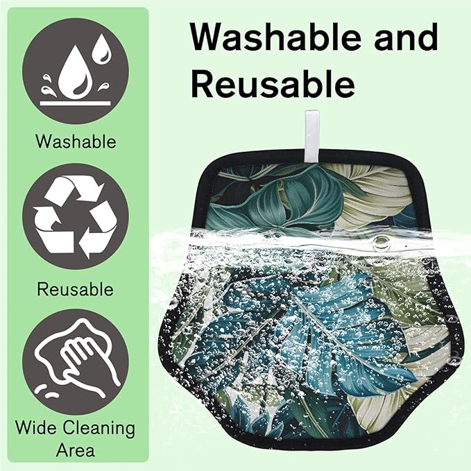 Lush Palm Leaf Electrostatic Pet Hair Removal Glove for Cats & Dogs - Reusable Grooming Mitt for Couch, Carpet, Car Seat & Laundry - Large 9x9 Inch
