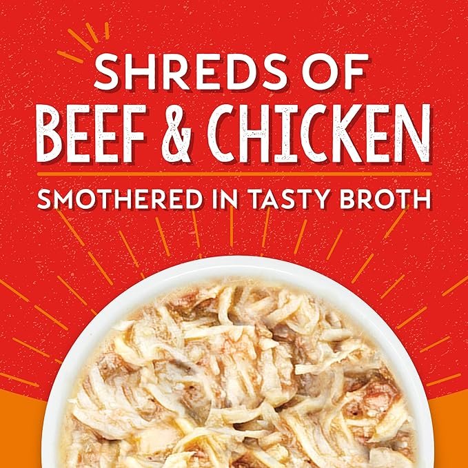 Stella & Chewy's Lil Bites Savory Stews for Small Breeds Beef & Chicken Dinner in Broth,2.7 oz. Cups,(Pack of 24)