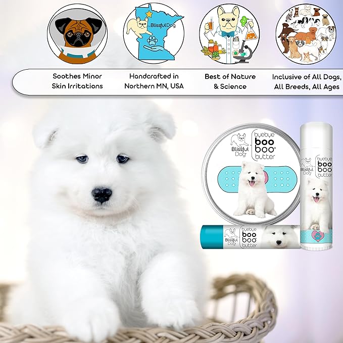 The Blissful Dog BB-SAMOYED-16OZ Samoyed Boo Butter, 16 oz.