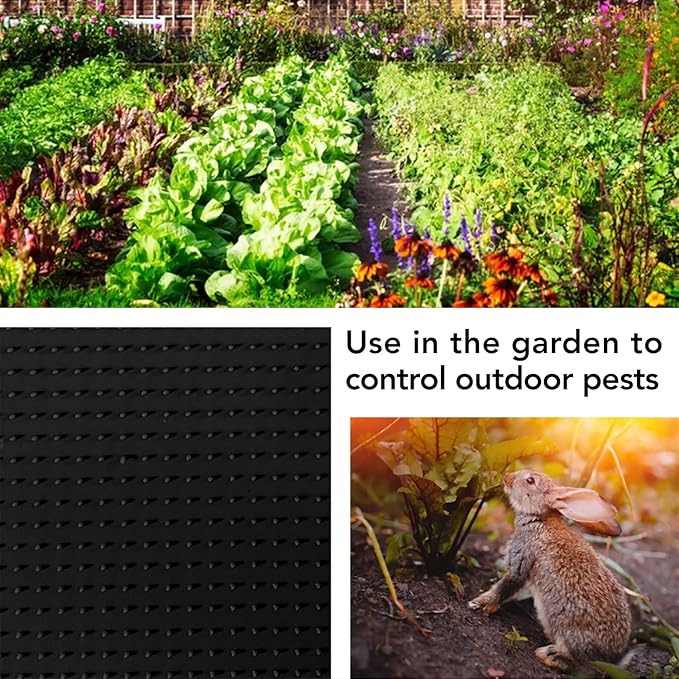 RESILIA Furniture Protector Pet Deterrent Tiles - Pet-Free Training Mat, for Cats, Dogs, Rabbits, Indoor and Outdoor Use, Black, 21 Inches x 19 Inches, 2 Pack