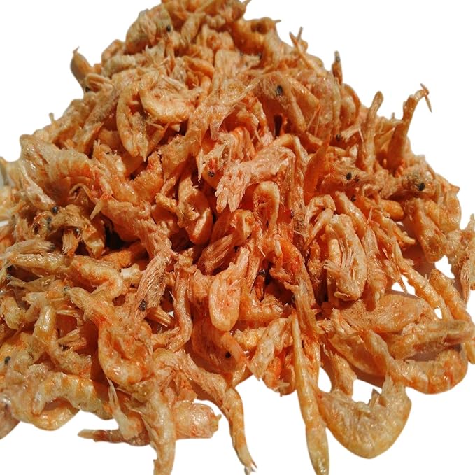 Aquatic Foods Inc. Artic Krill- Freeze Dried Krill for Oscars, Arowana, Lg Cichlids, Monster Fish, Marines, Koi, Land & Aquatic Turtles, Even Cats. Contains Color Enhancing Astaxanthin - 1/4-lb