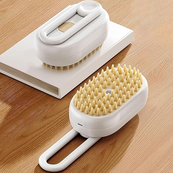 Cat Grooming Brush,Cat Shedding Brush Dog Grooming Supplies - Rechargeable Hair Remover Massage Tools for Cleaning Dematting Undercoat Removal Long Short Small Animals