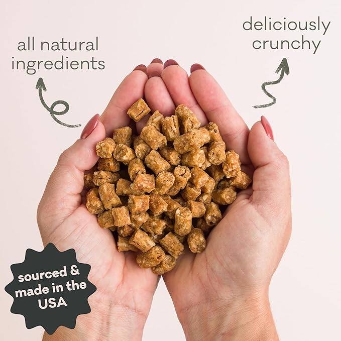 Polkadog Clam Chowda Crunchy Training Bits - All Natural, Limited Ingredient, Premium Training Treats for Dogs, High in Omega-3. Great for Allergies, Handcrafted in USA - 7oz (1pk)