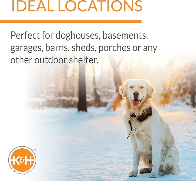 K&H Pet Products Lectro-Soft Outdoor Heated Dog & Cat Bed Replacement Cover, Fits K&H Lectro-Soft Large Beds (Heated Bed Sold Separately), Machine Washable Fleece Cover - 36 X 25in