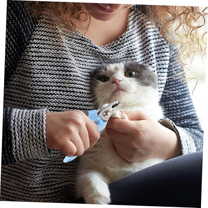 Totority Household Cat Nail Clipper Ergonomic Design Blades for Easy Trimming Portable Pet Grooming Tool for Cats and Animals Safe Comfortable Use