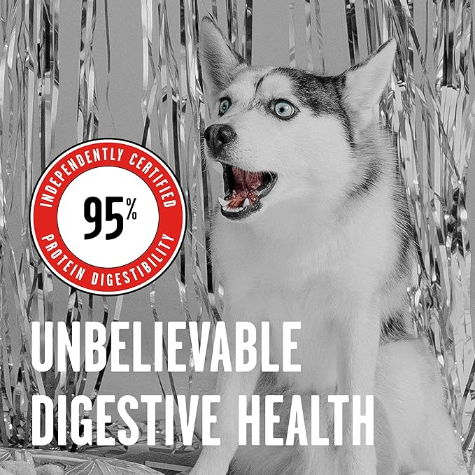 BIXBI Liberty Freeze-Dried Dog Food Topper & Treats, Beef – 98% Meat & Organs, No Refrigeration – USA Made, 12 oz