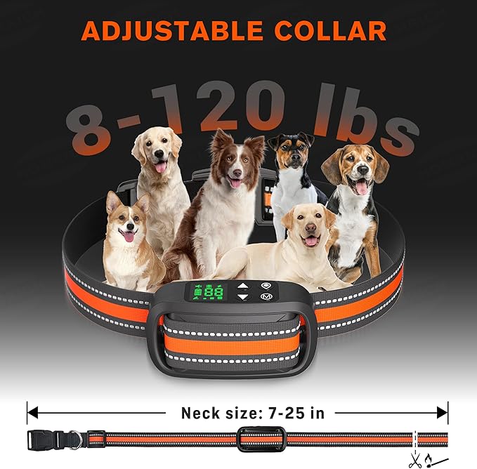 Homrich 2 in1 GPS Wireless Dog Fence, Electric Dog Fence, IPX7 Waterproof Pet Containment System with 3 Training Modes Invisible Fence with 2 Replacement Collars for Dogs Over 8 Lbs Outdoor Use