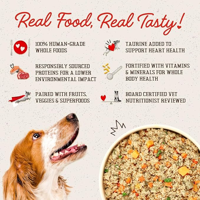 Stella & Chewy's FreshMade Frozen Fresh Grain-Free Chick-a-Lick'n Dog Food, 16-oz Pouch (Pack of 4)