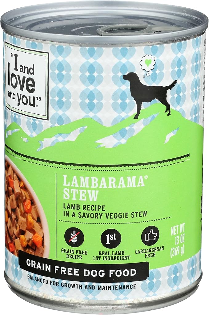 I and Love and You Lamb Stew Canned Dog Food, 13 OZ