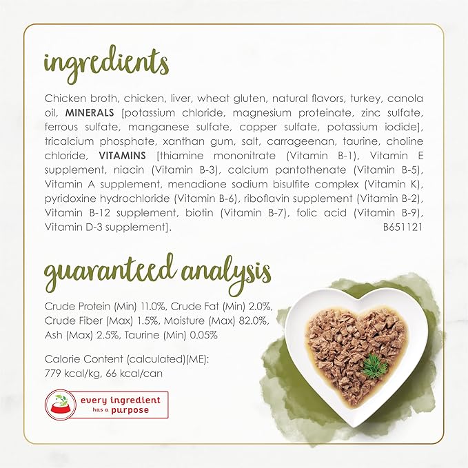 Fancy Feast Purina Wet Cat Food Gourmet Naturals White Meat Chicken Recipe in Wet Cat Food Gravy - 3 oz. Cans,(Pack of 24)