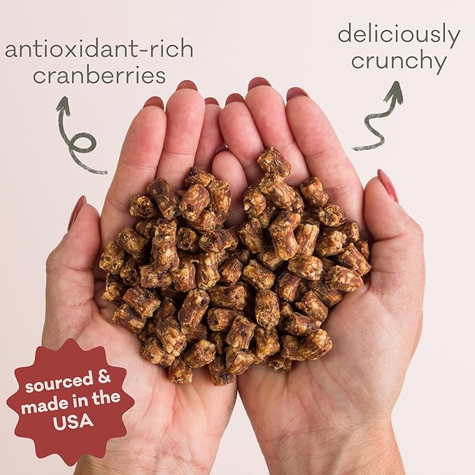 Polkadog Henny Penny Chicken & Cranberry Crunchy Training Bits - All Natural, Limited Ingredient, Premium Training Treats for Dogs. Great for Allergies, Handcrafted in USA - 7oz (1pk)