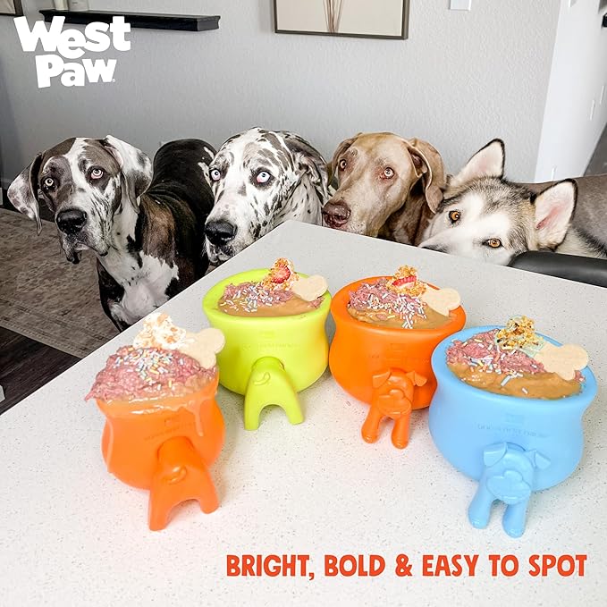 WEST PAW Toppl Stopper Insert Accessory for Toppl Dog Treat Toy – Keeps Toy Steady and Upright for Filling and Freezing, Mess-Free Treat Prep, Dishwasher Safe, Made in USA - Clover Green