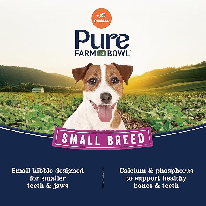 Canidae Pure Farm to Bowl Pasture-Raised Lamb & Lentil, Small Breed Recipe, 10 lbs.