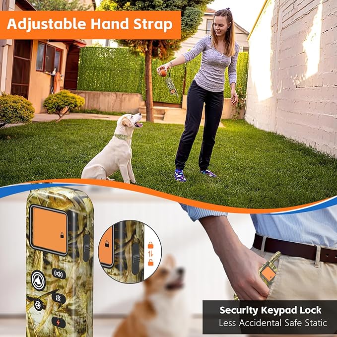 Wireless Dog Fence System for 2 Dogs Electric Fences for Dogs Training Collar with Remote Shock Collar for Dogs Ultrasonic Trainer Portable Outdoor Safe Pet Containment System with 2 Collars