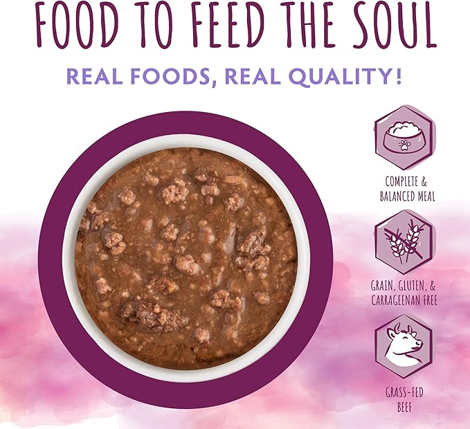 Soulistic Moist and Tender, Beef Dinner in Gravy, 5.5oz Can, Pack of 8