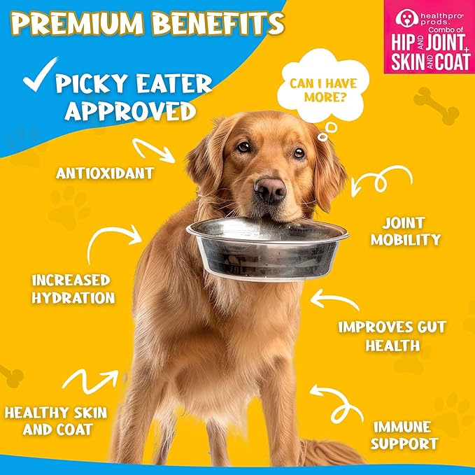 Healthpro VitaGravy® Dog Food Topper, Natural Dog Treat. Real, Sirloin Steak Purée Delicious and Delightful. Dogs Love its Irresistable Real Human, Food-Grade Ingredients! 3.5oz, 3 Pk
