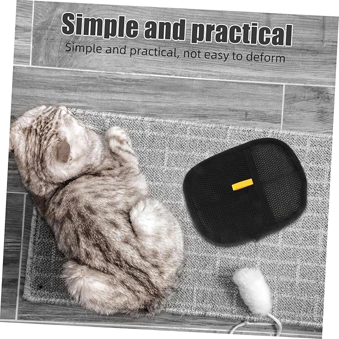 2pcs Double-Sided Pet Grooming Mitts Hair Removal Glove for Dogs and Cats Cat Grooming Tool Brush Pet Hair Remover Mitts for Easy Cleaning