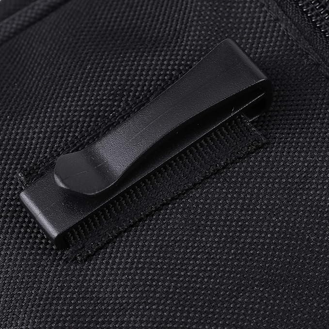 GLOGLOW Nan Pet Treat Bag, Polyester Material, Durable Dog Treat Training Pouch, 11x4x13cm, Ideal for Walking and Training Pets Dog Supplies (Black)
