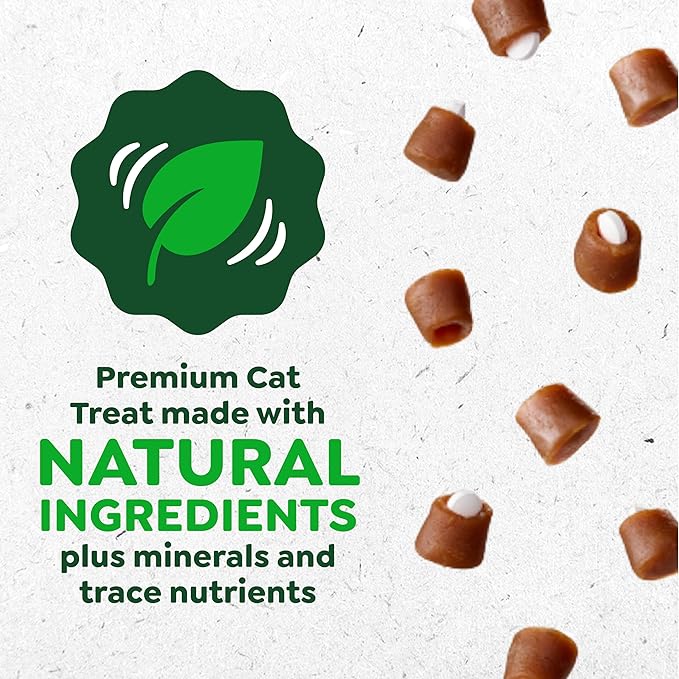 Greenies Feline Pill Pockets for Cats Natural Soft Cat Treats, Chicken Flavor, 1.6 oz. Pouch (45 Treats)