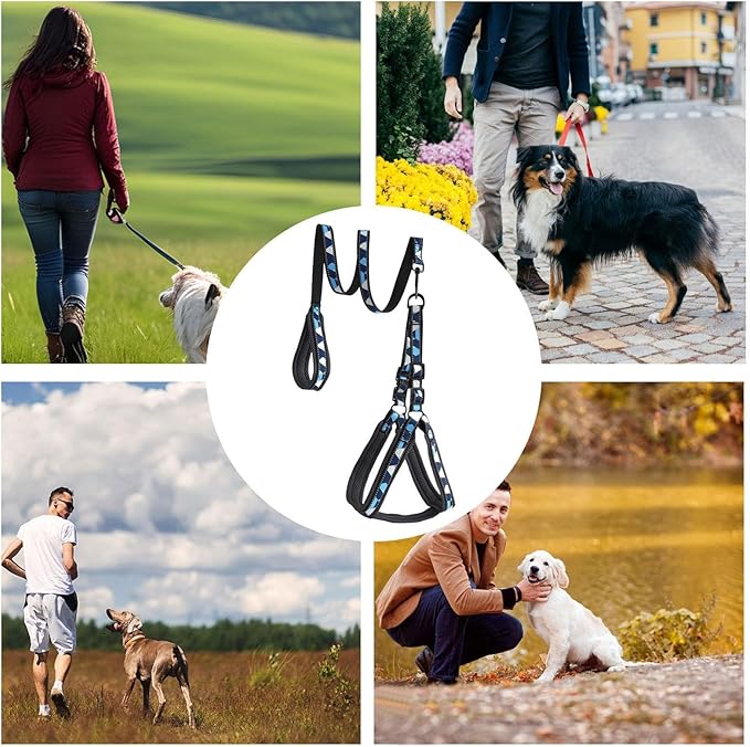 Dog Rope | Reflective Harness Pet Supplies,Heavy Duty Dog Rope - for Hiking Camping Running Trip Outdoor Travel Nighttime Walking