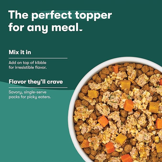 Jinx Wet Dog Food Topper, Mix with Dry Dog Food, Made with Real Lamb & Duck, Bone Broth, No Fillers, Puppy, Adult, Senior, 3oz, 8 Pack