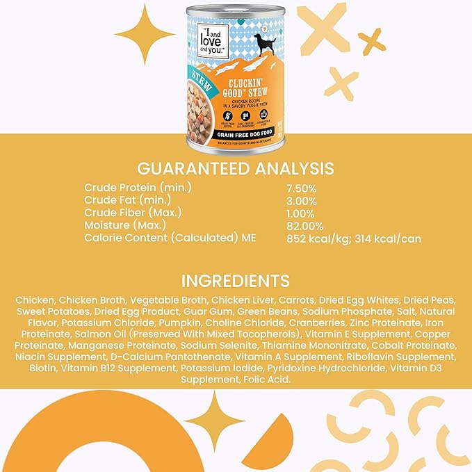I And Love And You, Dog Food Can Cluckin Good Stew, 13 Ounce
